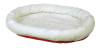 Coussin moelleux chat façon agneau