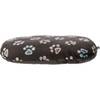 Coussin déhoussable ovale pour chien taupe