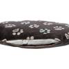 Coussin déhoussable ovale pour chien taupe