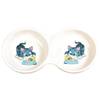 Gamelle double pour chat gris