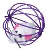 Jouet souris avec balle en métal pour Chat
