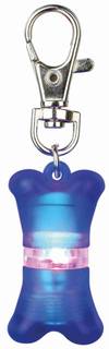 Pendentif Safer Iode os bleu pour chien