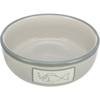 Gamelle poisson chat gris