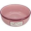 Gamelle poisson chat rose
