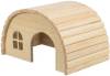 Maison ronde en bois pour cochon d'Inde