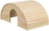 Maison d'intérieur ronde en bois pour lapin