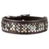 Collier en cuir personnalisé pour chien Arizona brun Hunter