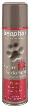Spray déodorant parfum fruits rouges Beaphar pour chien et chat