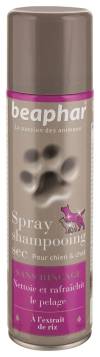 Spray shampoing sec chat et chien Beaphar