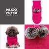 Milk & Pepper Pull Cocoon rose taille 24 pour chien