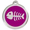 Médaille motif Poisson pour Chat