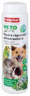 Poudre répulsive antiparasitaire VETOpure Beaphar pour chien et chat
