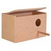 Nichoir oiseau en bois avec perchoir