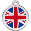 Médaille Drapeau Royaume-Uni pour chien et chat