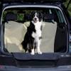 Protection coffre de voiture beige pour chien