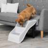 Escalier pliable TPR gris pour chien