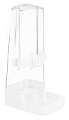 Distributeur plastique eau et nourriture large 200 ml pour oiseau