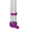 Distributeur plastique eau et nourriture small carré 75 ml pour oiseau