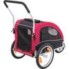 Kit de conversion pour poussette jogging buggy rouge pour Chien et Chat