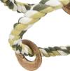 Perchoir oiseau en corde spirale 50 cm