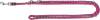 Laisse multiposition Cavo fushia gris pour chien