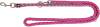 Laisse multiposition Cavo fushia gris pour chien