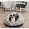 Dôme cachette Feather gris pour chien et chat