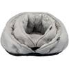 Dôme cachette Feather gris pour chien et chat
