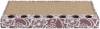 Plaque griffoir carton rose pour chat