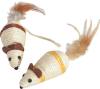 Souris chat sisal avec plume