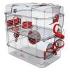 Cage Rody 3 Duo rouge grenadine pour hamster