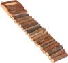 Échelle avec écuelle en bois naturel pour hamster