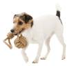 Corde de jeu avec balle tressée pour chien