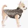 Milk & Pepper Manteau Kalahari réversible léopard et taupe pour chien