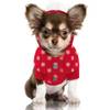 Milk & Pepper Sweat Flake rouge pour chien