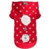 Milk & Pepper Sweat Flake rouge pour chien