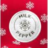 Milk & Pepper Sweat Flake rouge pour chien