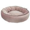 Panier lit Livia rose pour chien