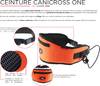 Ceinture baudrier canicross One orange pour chien