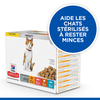 HILL'S Science Plan Sterilised Cat multipack pour chat adulte stérilisé (poulet, saumon, truite, dinde)