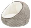 Abri douillet Livia taupe pour chien