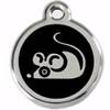 Médaille souris noire petite pour Chat