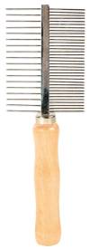 Peigne double face pour chien et chat 17 cm