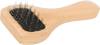 Brosse souple en métal extra-doux bois 13 cm pour chien et chat