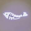 Laser pointeur LED poisson pour Chat