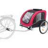 Remorque vélo rouge taille large pour chien et chat