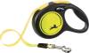 FLEXI Laisse enrouleur sangle Néon jaune pour Chien