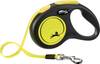 FLEXI Laisse enrouleur sangle Néon jaune pour Chien