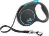 FLEXI Laisse enrouleur sangle Black Design bleu pour Chien