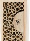 Hôtel à insectes en bois pour abeilles sauvages et guêpes 30 cm